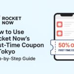 Rocket Now app interface on a smartphone